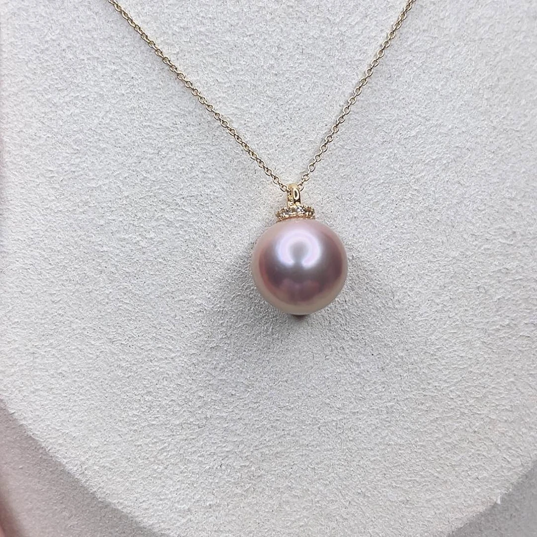 合金淡水珍珠吊坠(赠链)