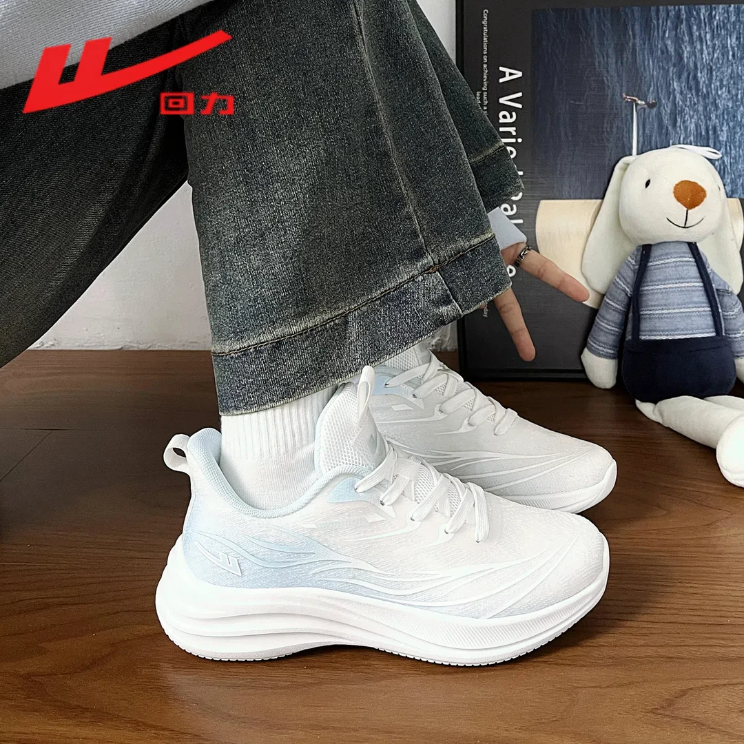 回力春夏厚底运动鞋女鞋2025新款初中生轻便减震休闲百搭球鞋4114