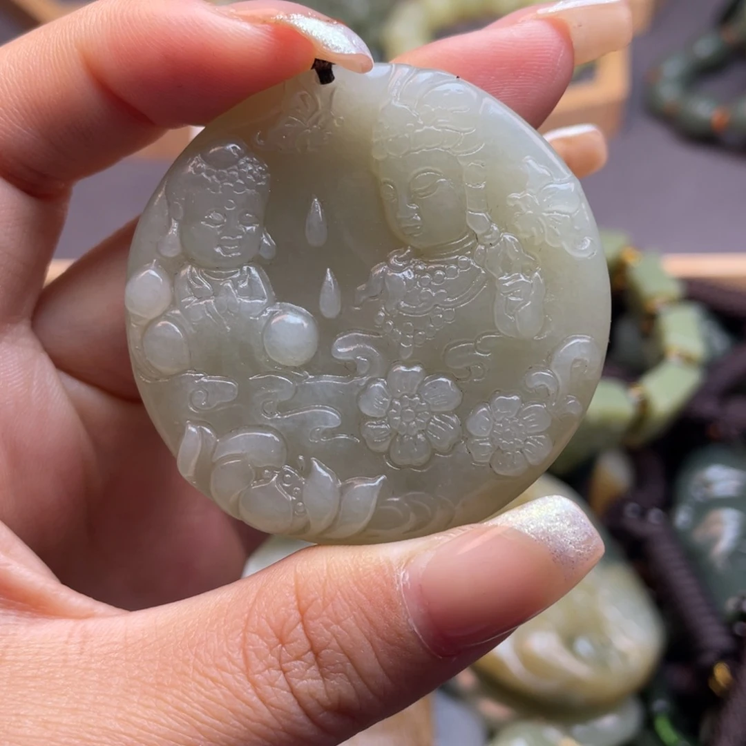 和田玉颈饰未镶嵌