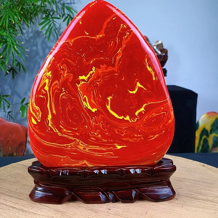 石材南非红摆件家具摆件