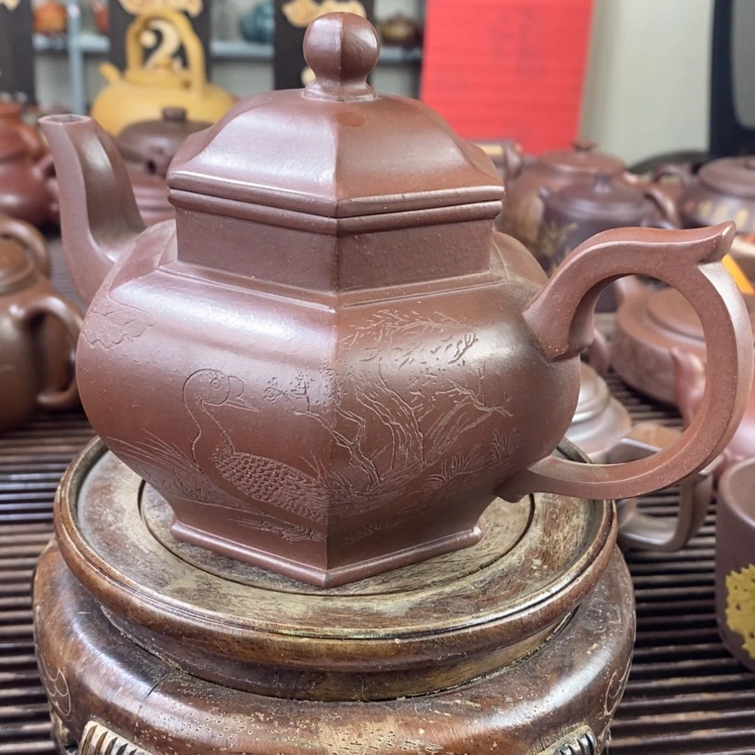 紫砂茶壶原矿手工143