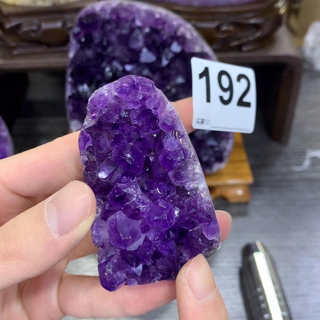 紫晶珠宝半成品未镶嵌192