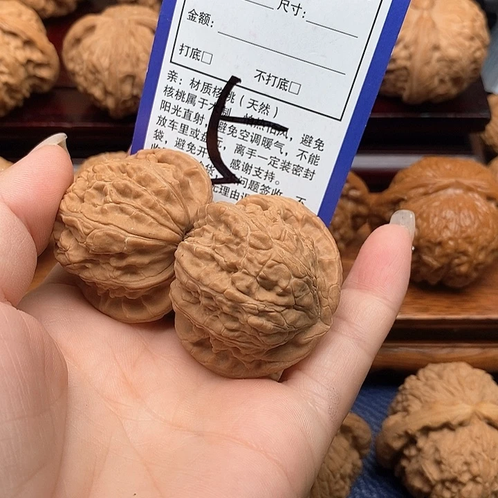 桃核吊坠白狮子头41