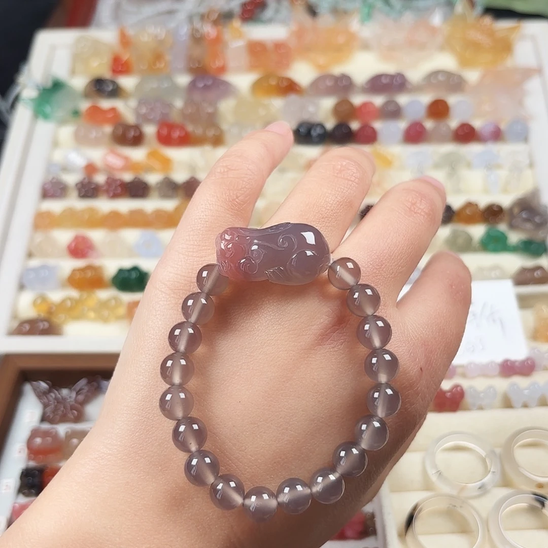 玛瑙/玉髓未镶嵌颈饰