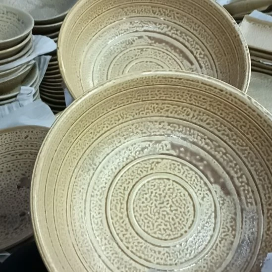 如***愿手工艺品钧瓷瓷器微瑕不退不换两只20口径