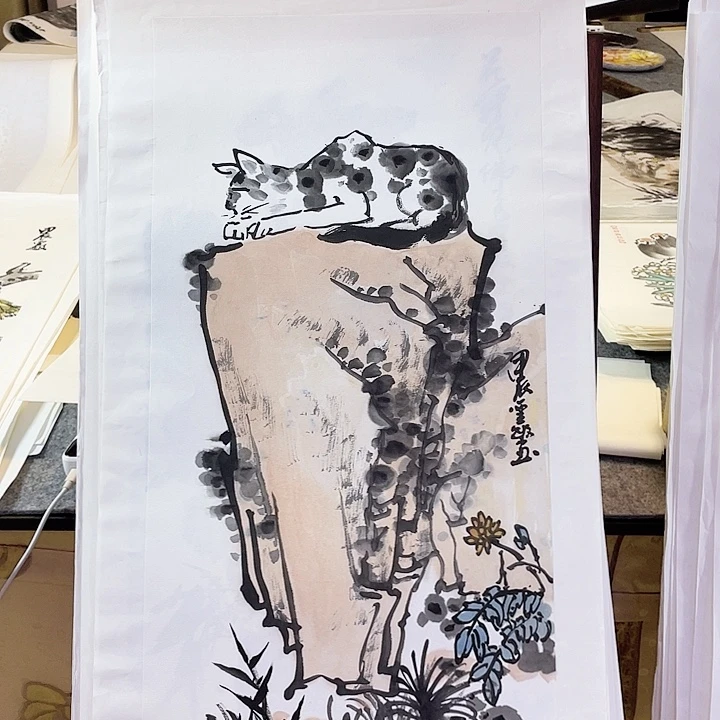 国画张圣敏先生纯手绘作品