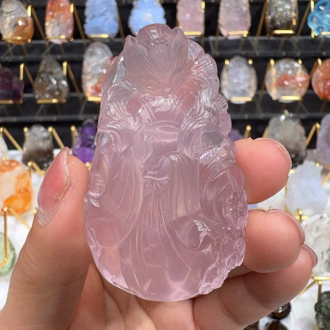 水晶颈饰未镶嵌海***～九尾狐