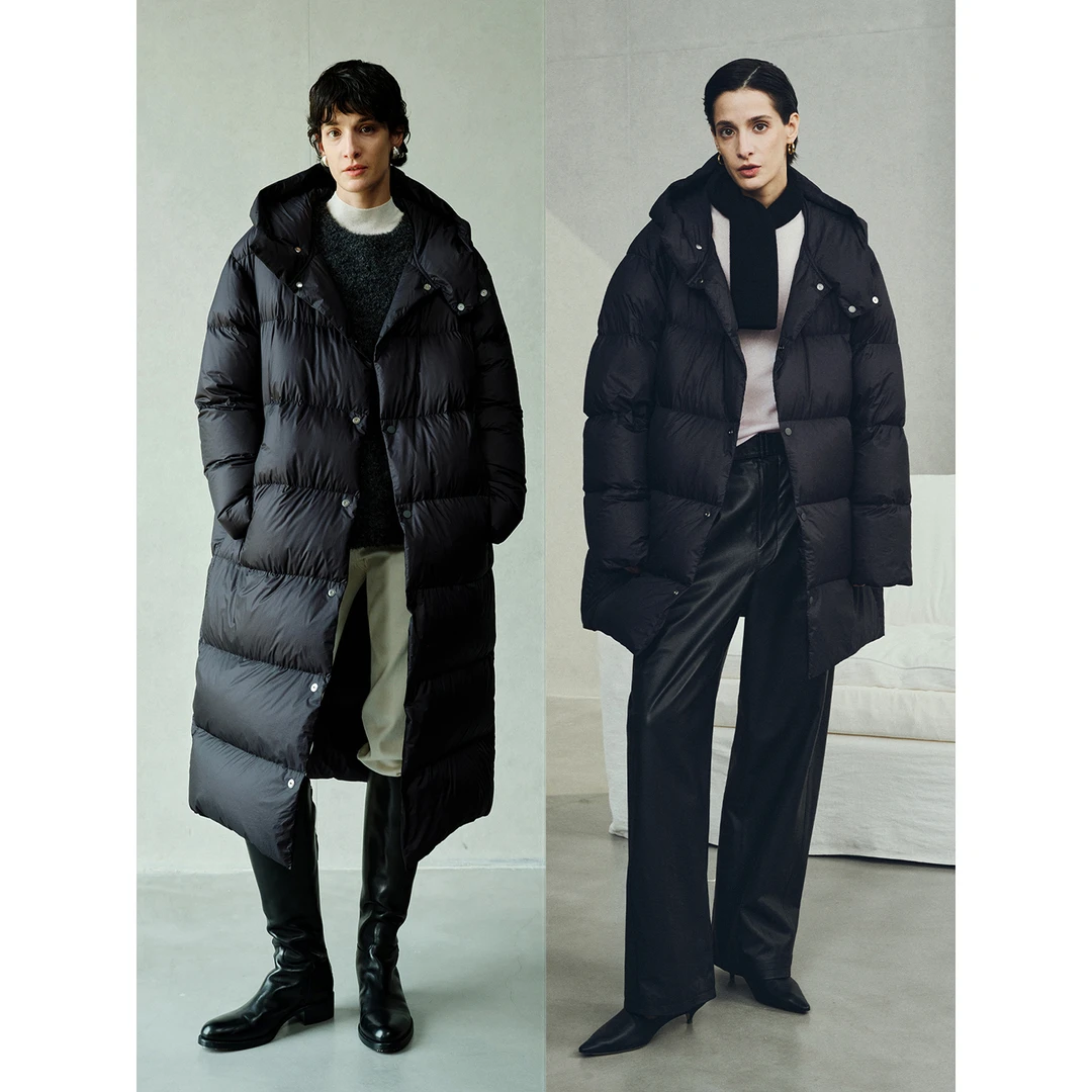 Ayuko｜“轻暖大被子”羽绒服 曰本进口7D超轻面料95鹅绒中/长款1470