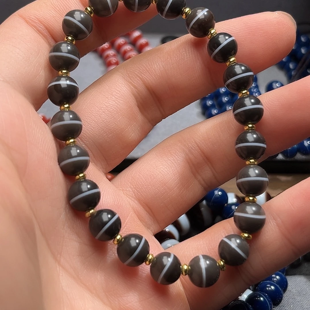 玛瑙/玉髓未镶嵌串