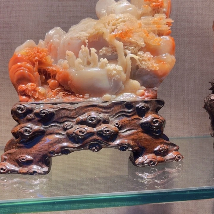 寿山石富贵山居图