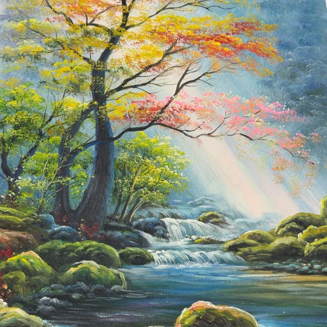 油画在哪呢我想问你个