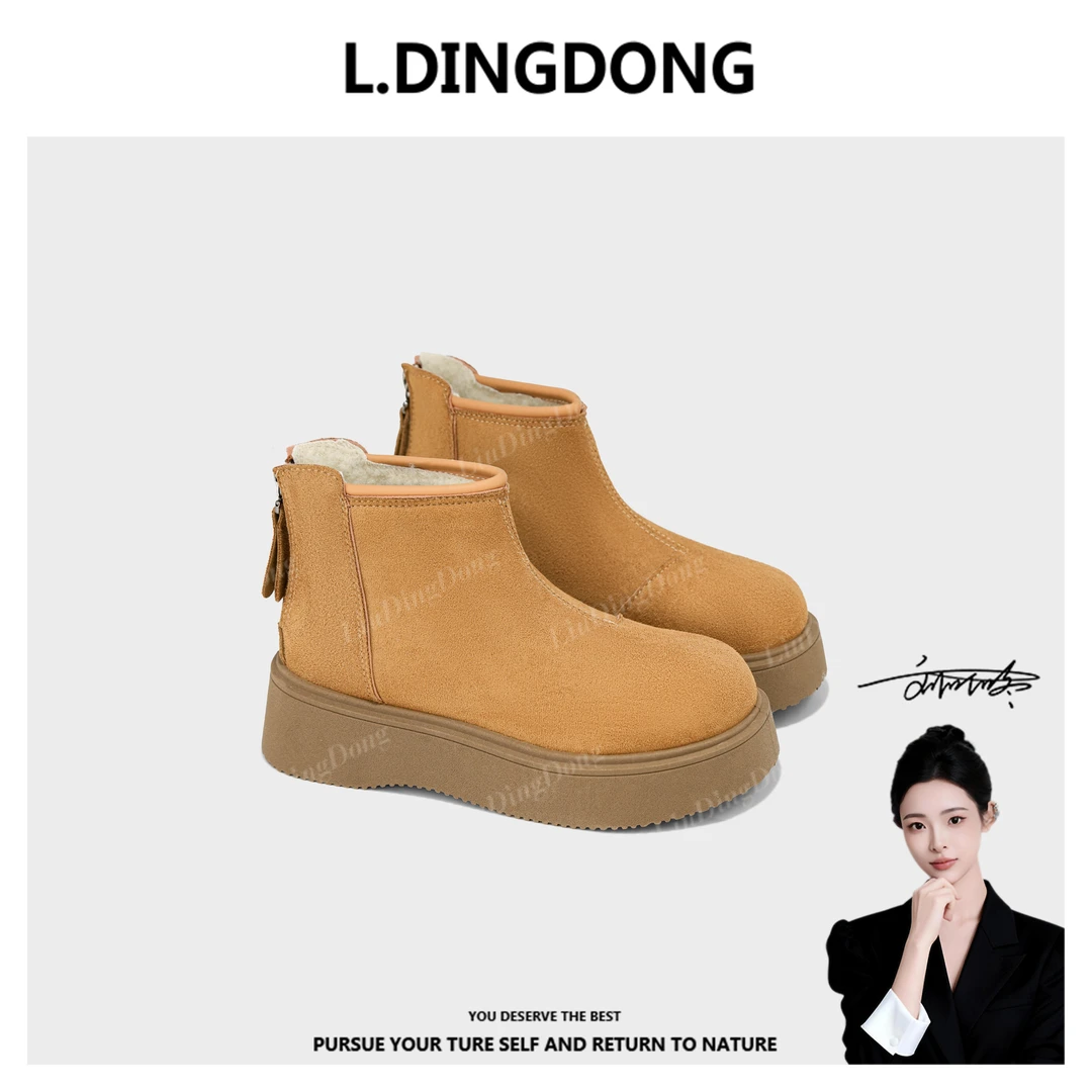 【刘叮咚女鞋】短筒时尚雪地靴短靴韩版时尚女鞋
