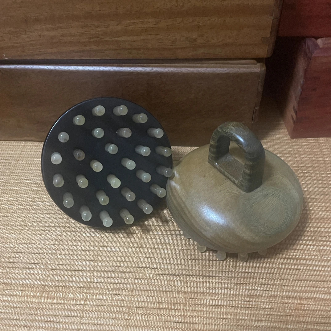 28齿羊角经络刷按摩梳全身通用疏通带脉刷男女通用推肝胆腿部工具