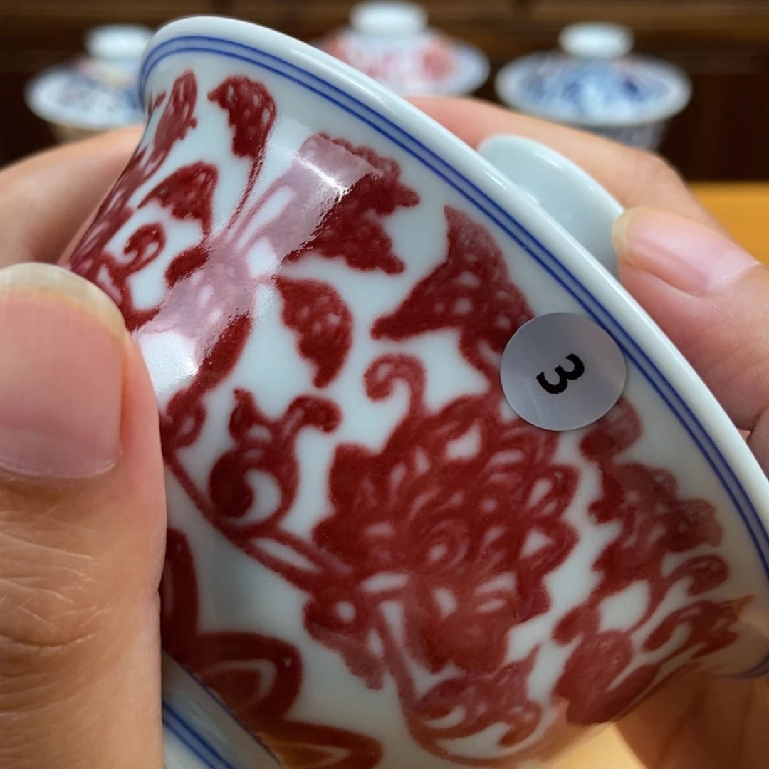 手绘现代茶具非古董