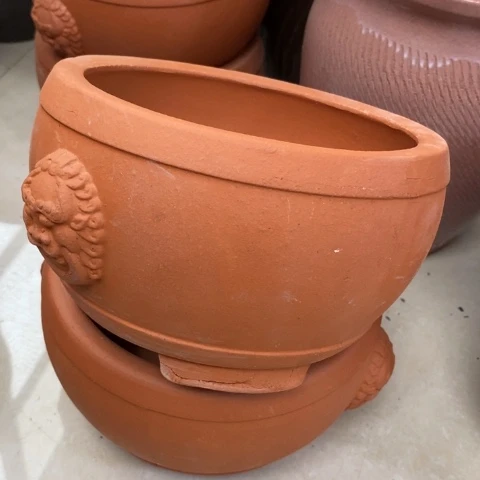粗陶红陶花盆865