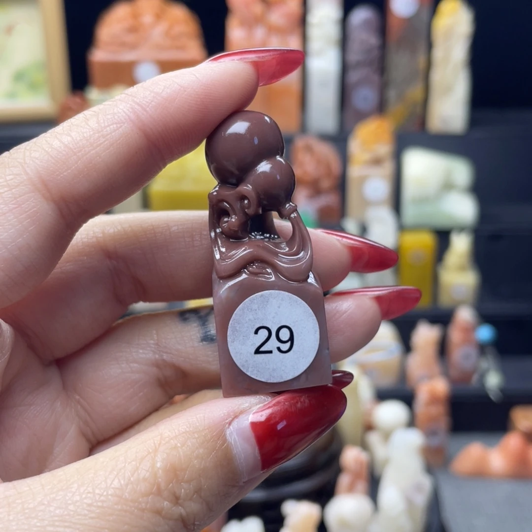 寿山石印石葫芦印章