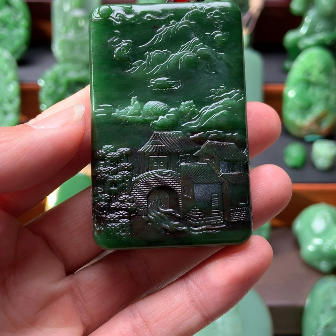 和田玉挂件未镶嵌