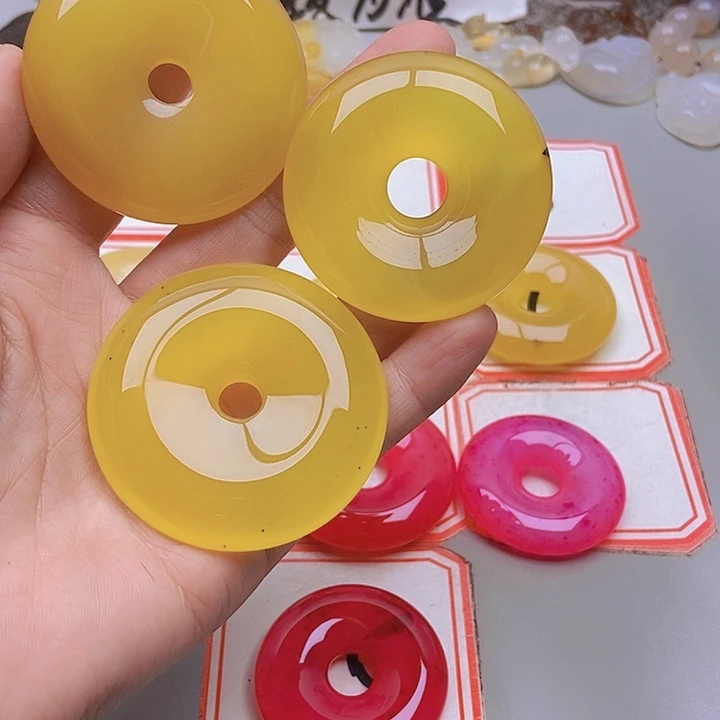 【闪购商品】未镶嵌玛瑙/玉髓珠宝半成品博*