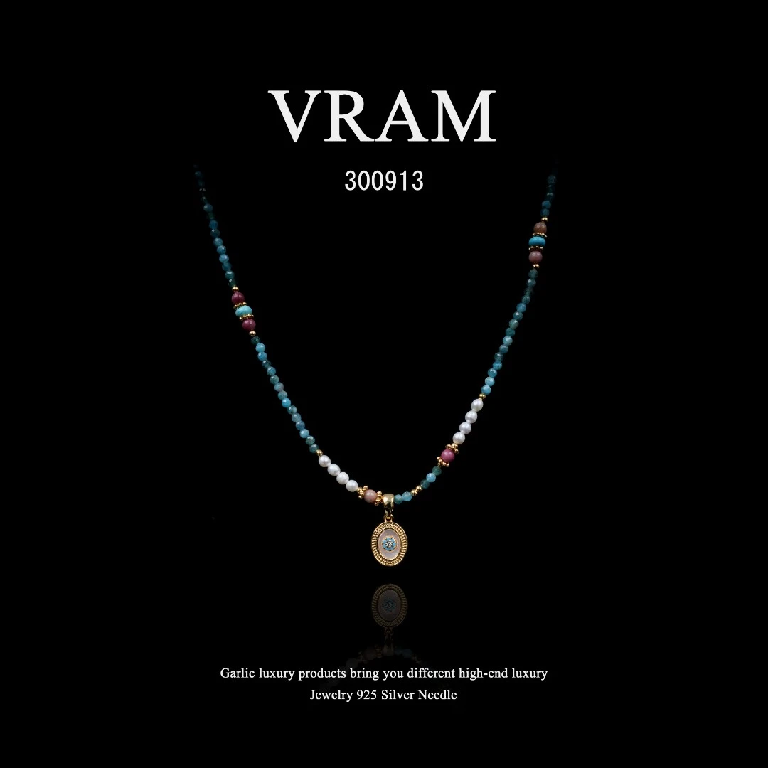 镀K金  VRAM项链~300913（40+5cm）