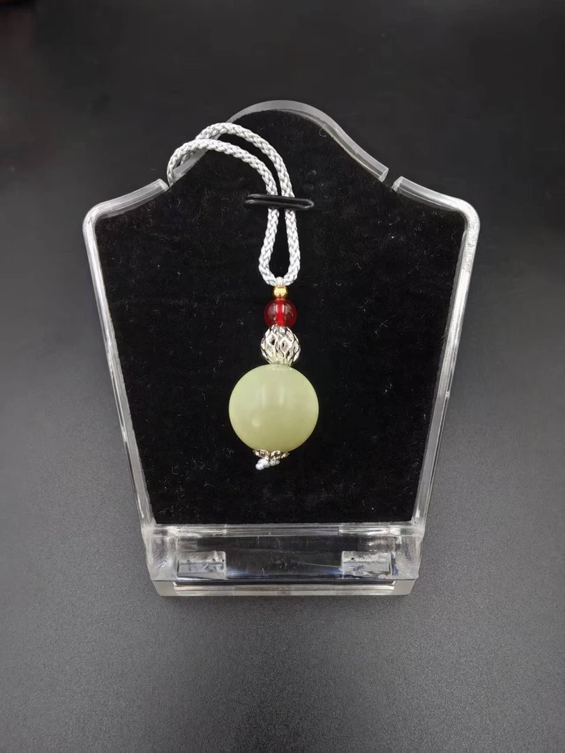 岫玉转运珠吊坠 多样性发货