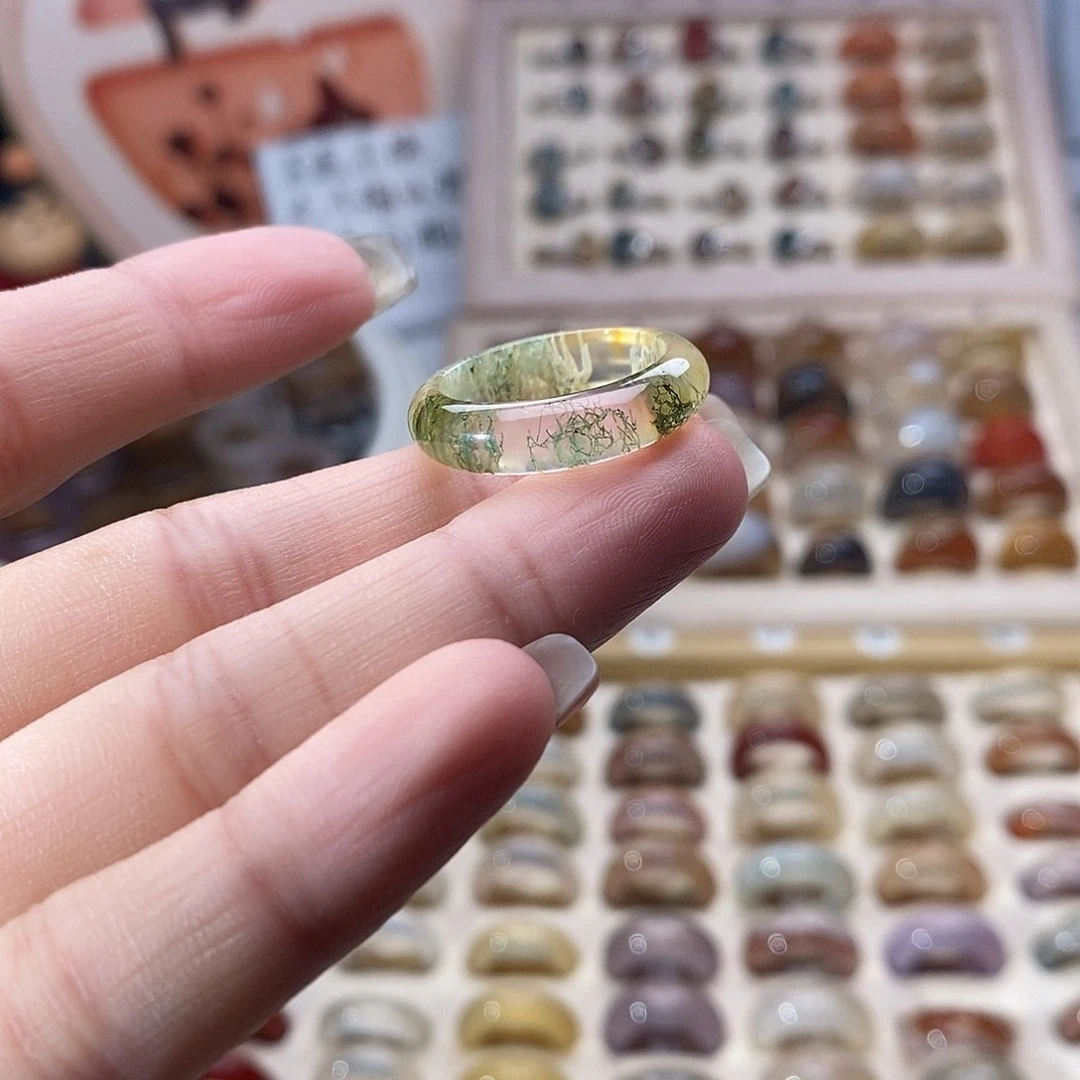 未镶嵌戒指玛瑙/玉髓B 20不退换港19