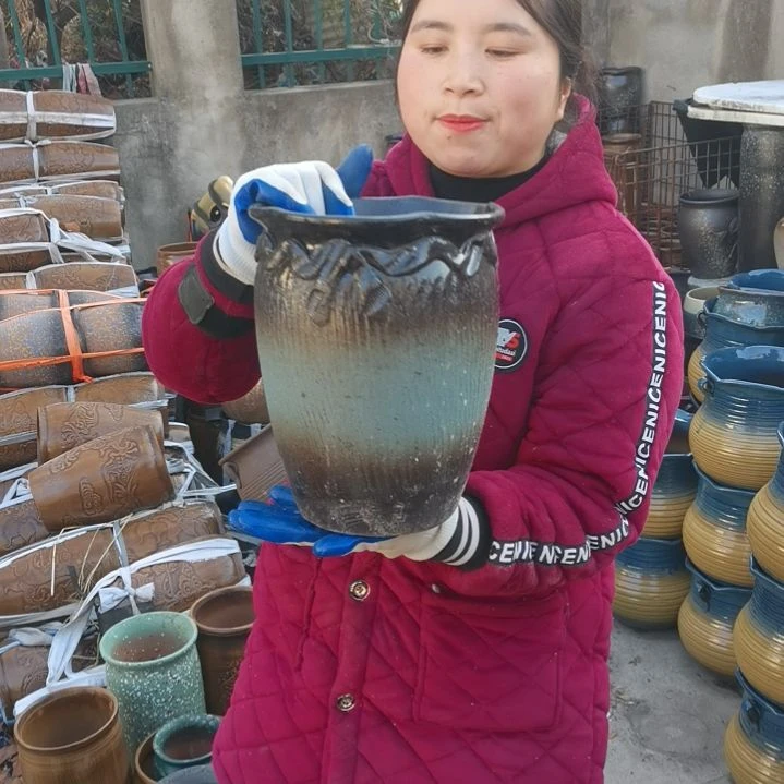 红陶口20高26瑕疵