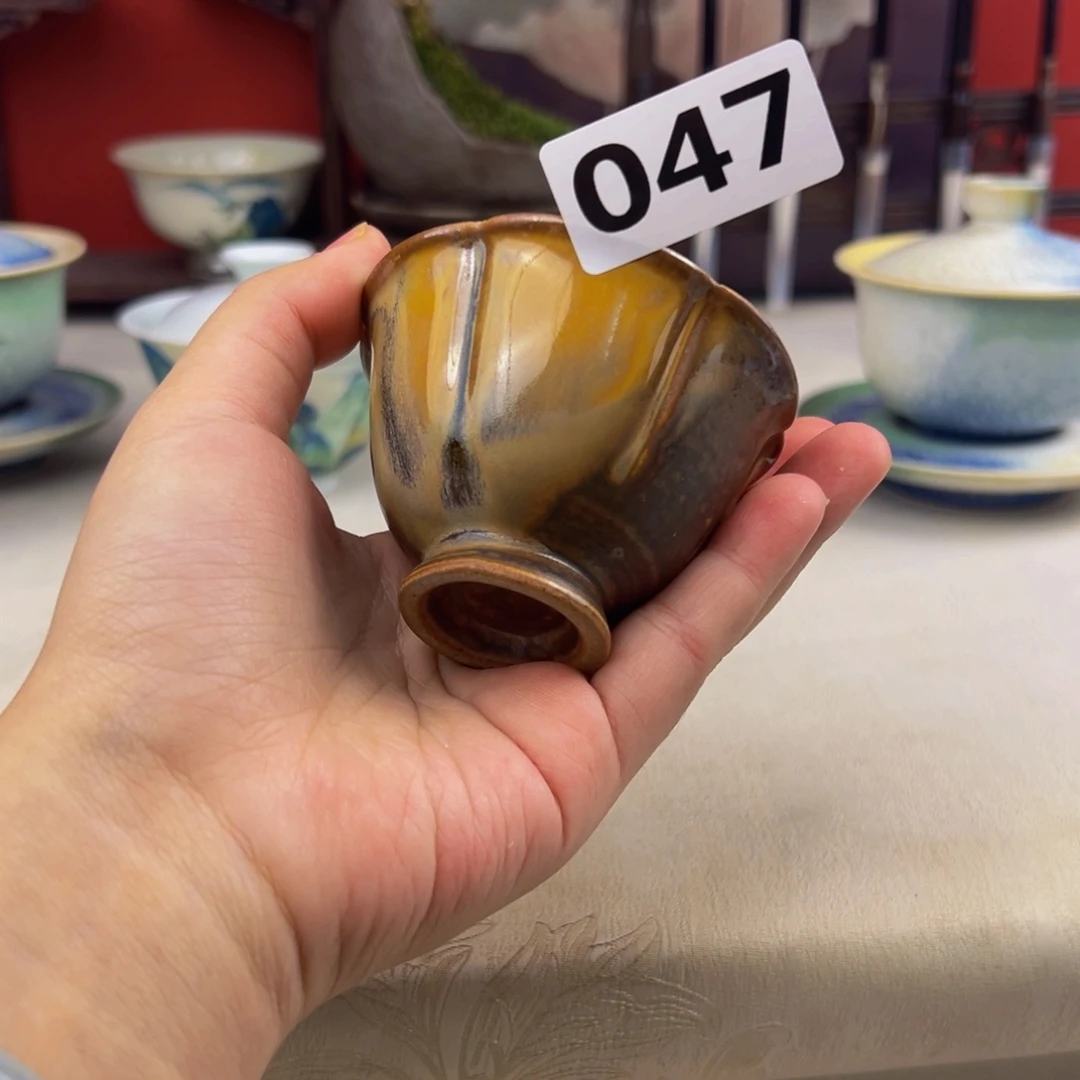 杯子嗯，纯手工柴烧主人杯