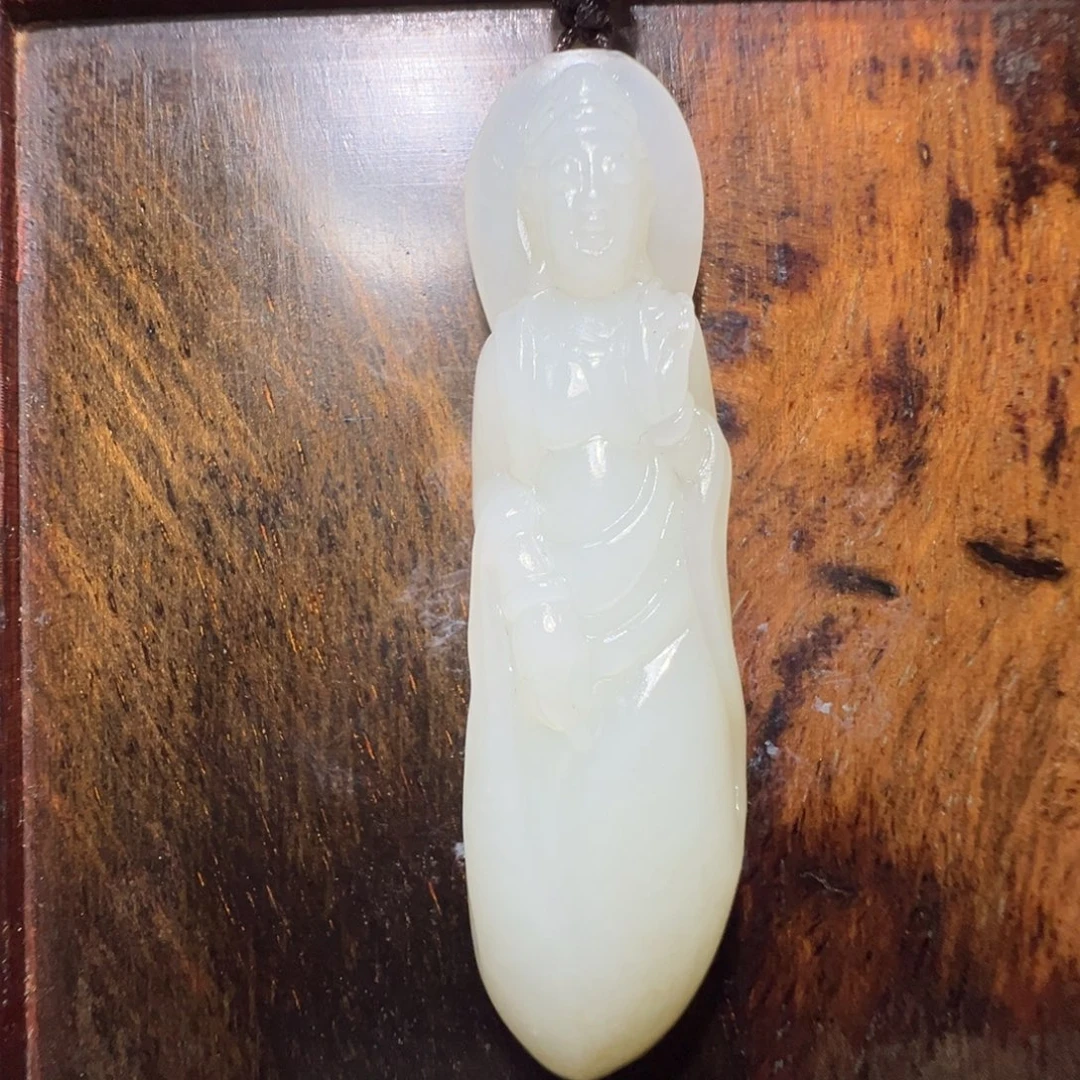 和田玉未镶嵌吊坠(不含链)