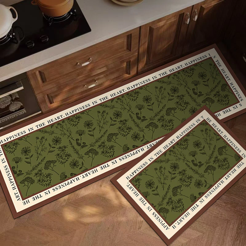 万花丛中系列厨房地垫家用防滑耐磨吸水家用脚垫