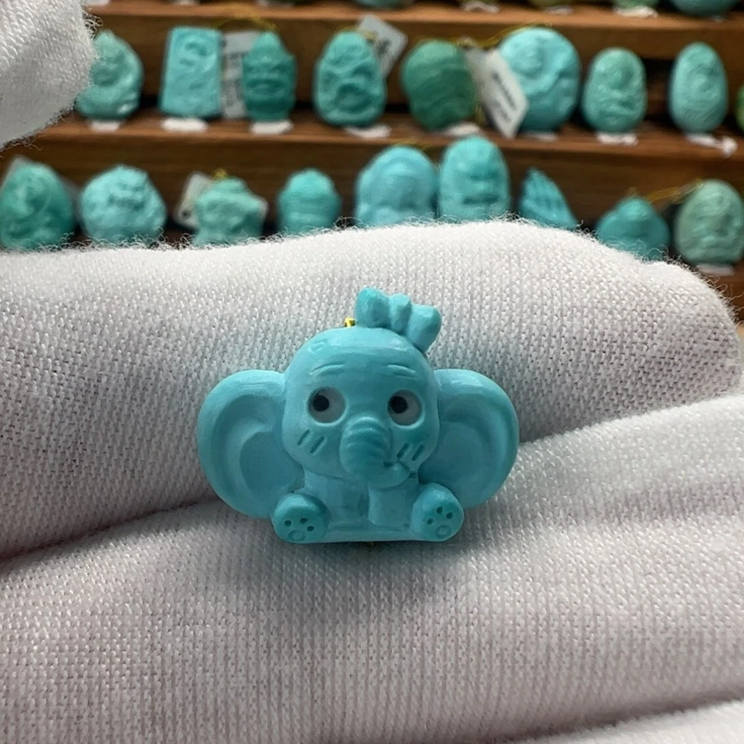 绿松石未镶嵌象公主