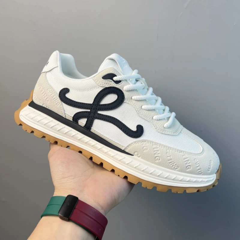 夏季新款网面透气休闲男士运动软底轻便百搭男鞋低帮时尚舒适