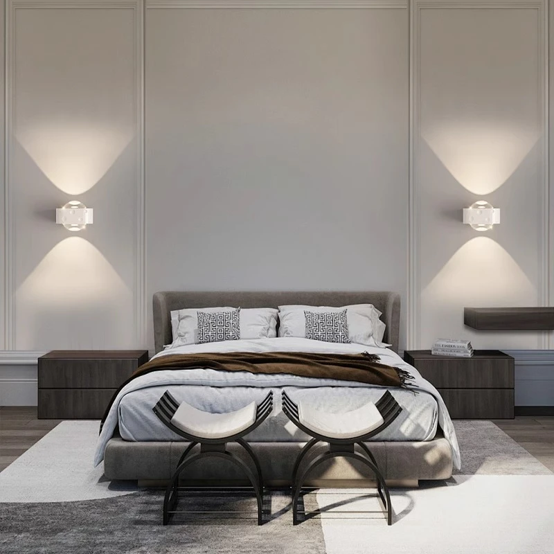鹿家良品2024新款氛围感灯床头壁灯卧室主卧现代简约灯具装饰墙灯