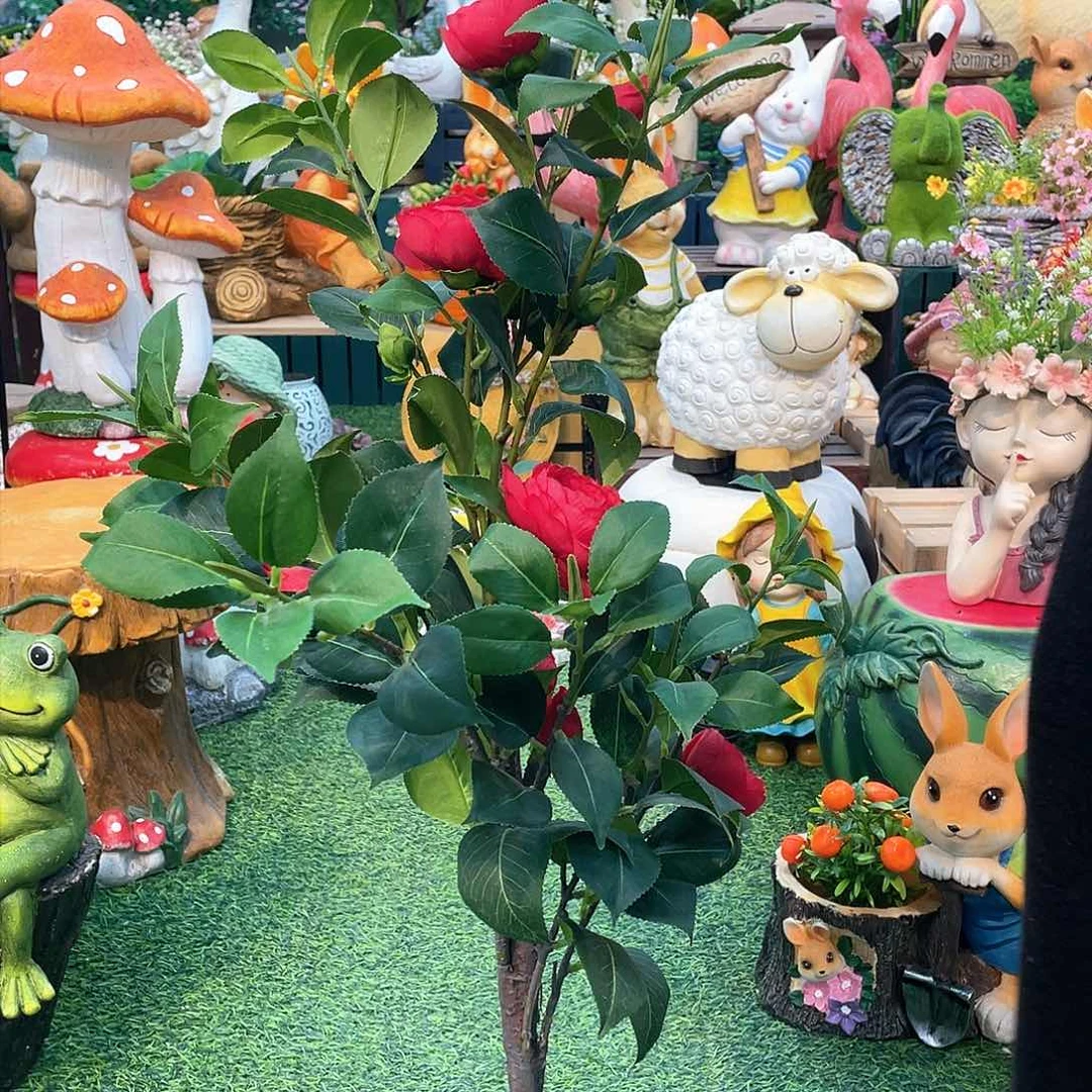 红陶花园庭院摆件