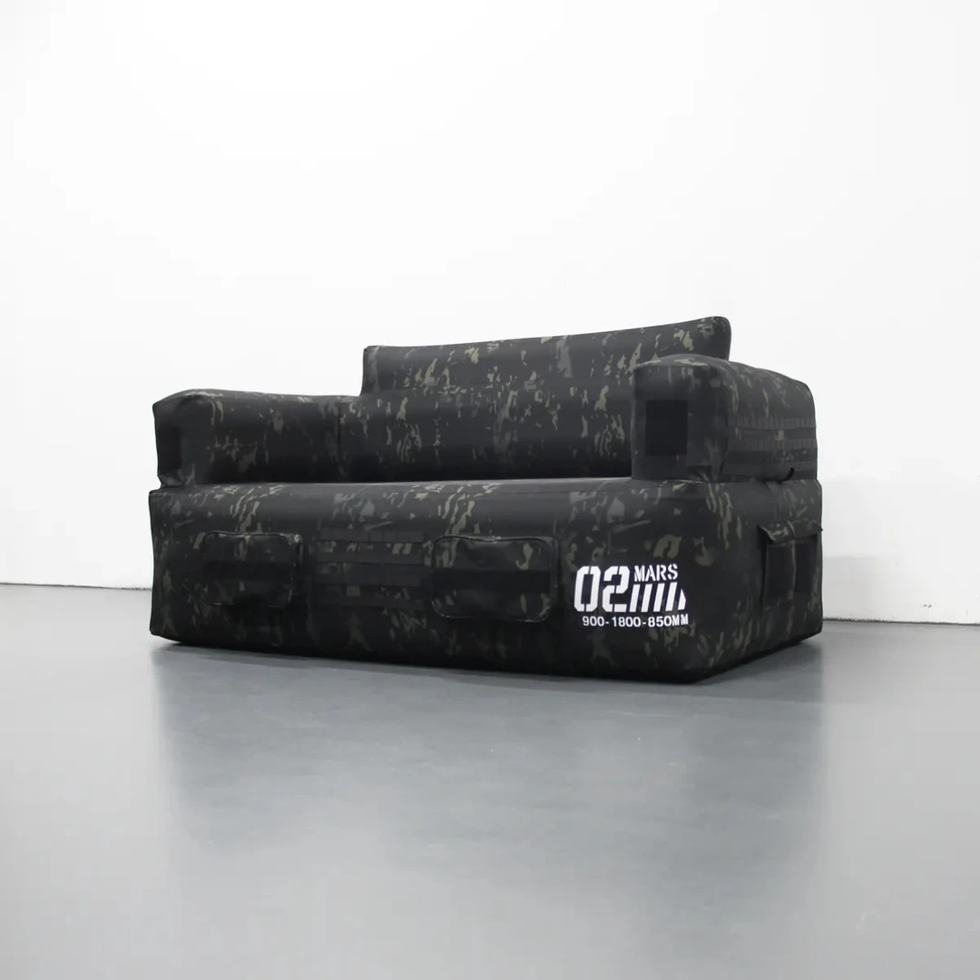 MARS战术单人/双人户外露营充气沙发弹丝底座强支撑舒适户外家具