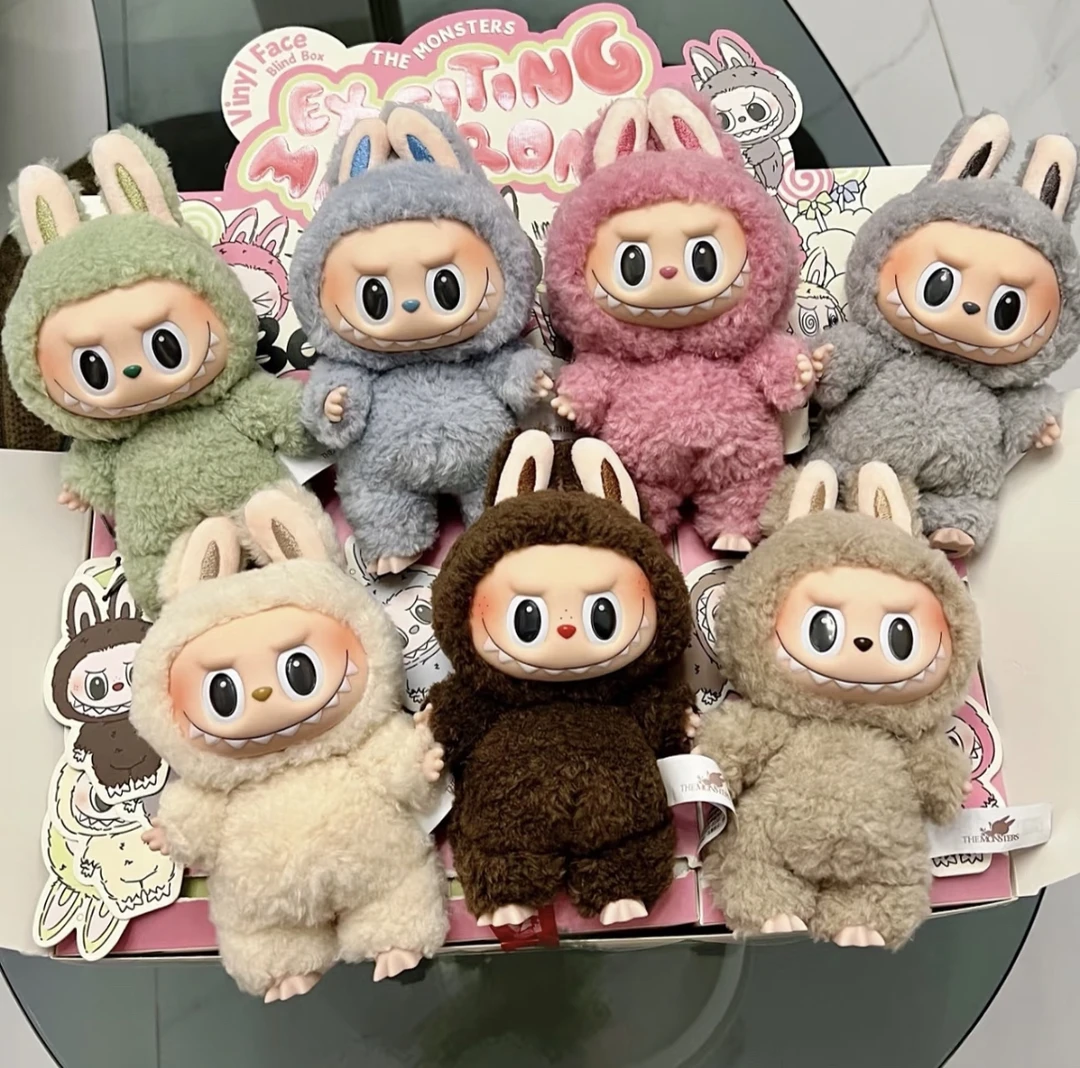 【国版拆盒】9牙高质量马卡龙一代毛绒搪胶公仔盲盒心动礼物