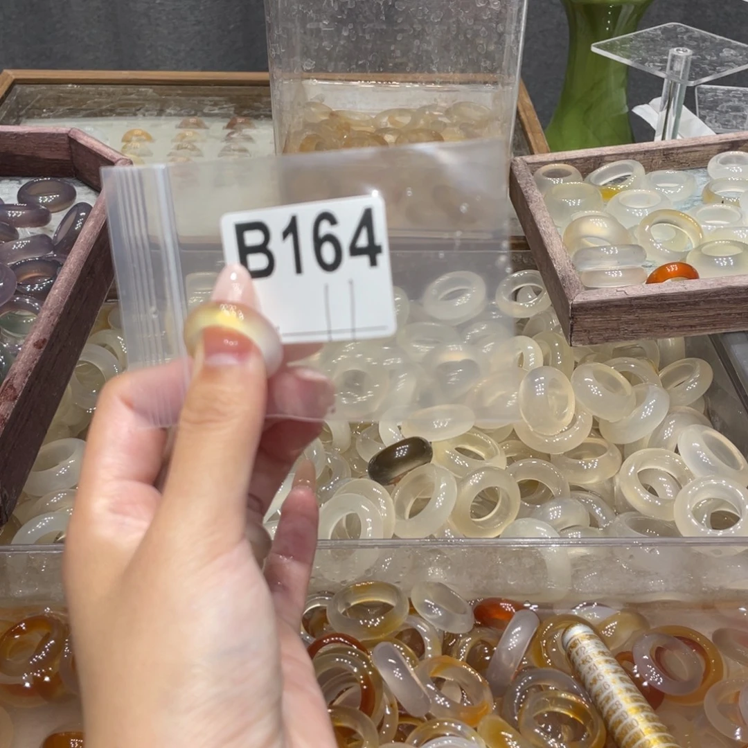 玛瑙/玉髓未镶嵌戒指164