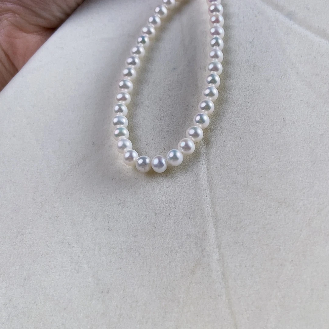 淡水珍珠手绳银S925镶嵌