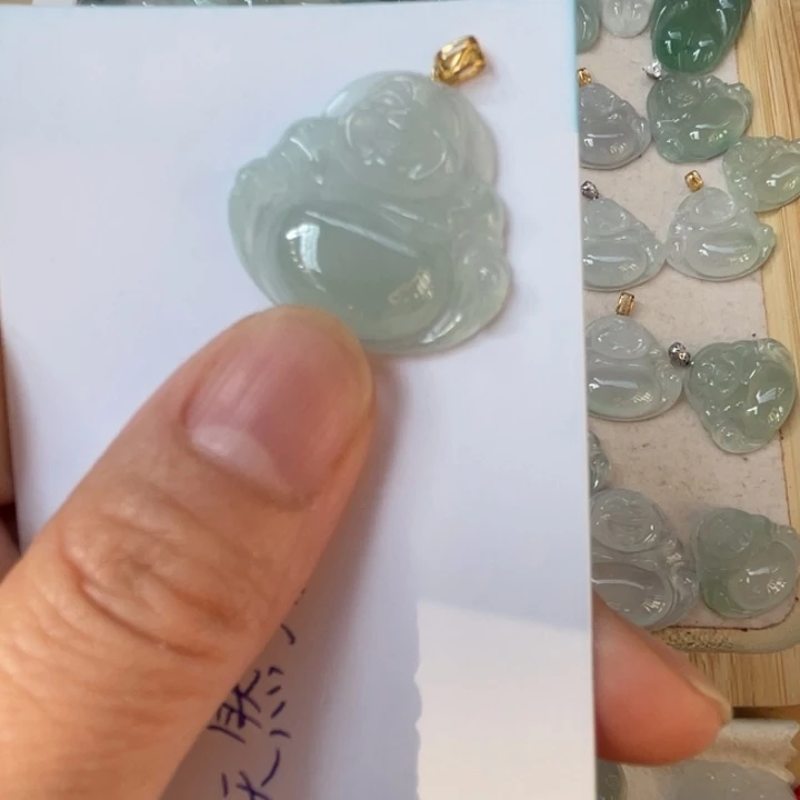 翡翠未镶嵌吊坠(不含链)翡翠
