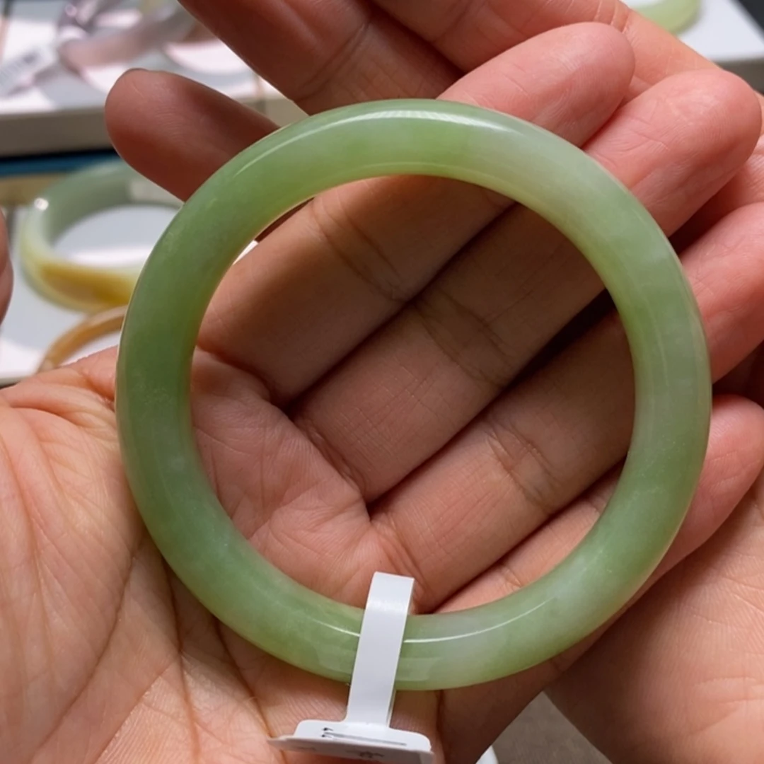 【闪购商品】和田玉（翠青玉）手镯未镶嵌