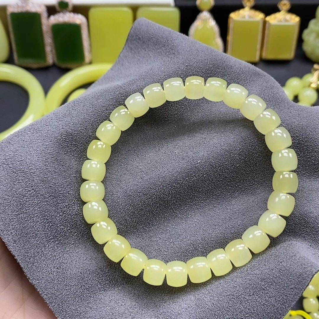 和田玉（黄玉）未镶嵌手串