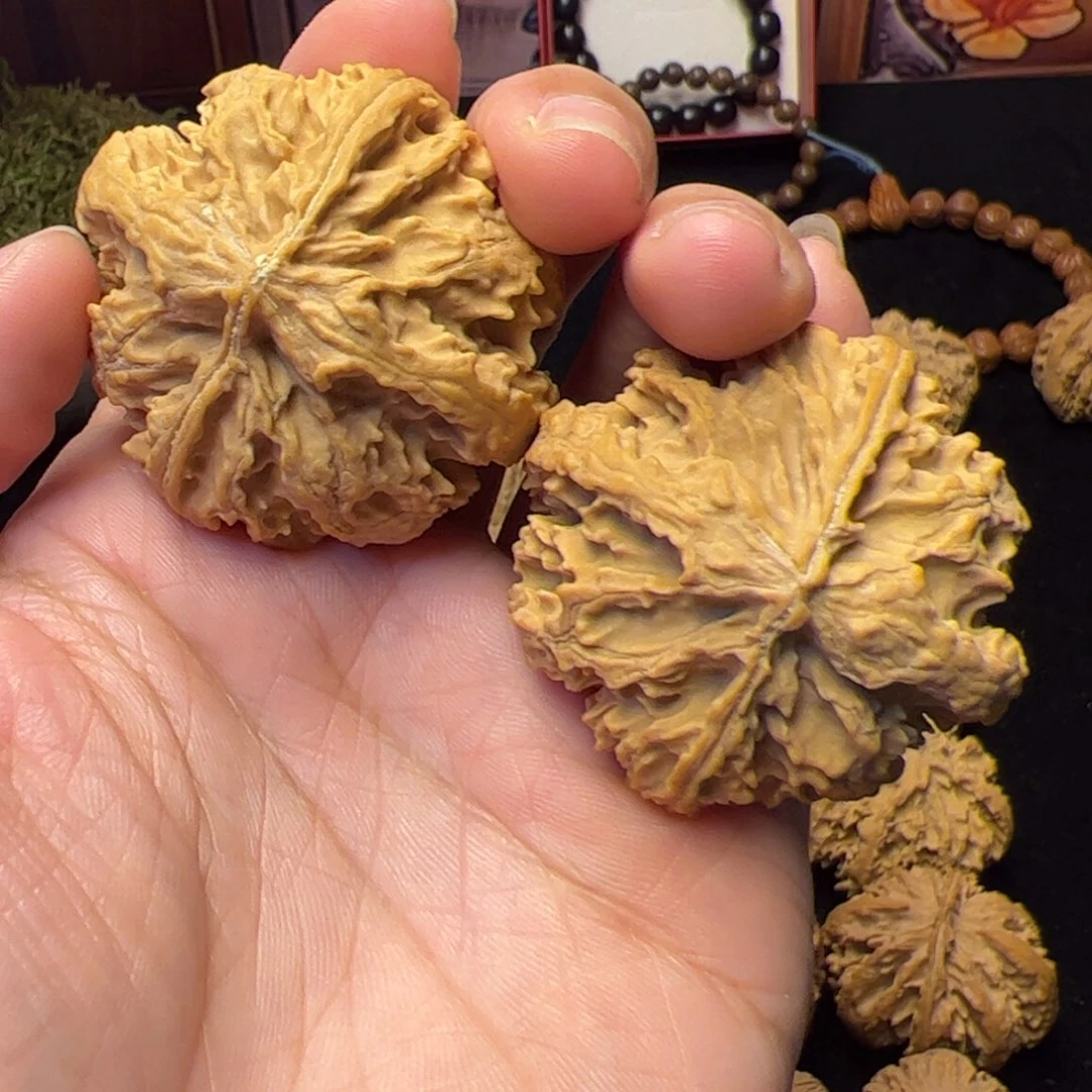 文玩核桃把件秦岭野生文玩核桃