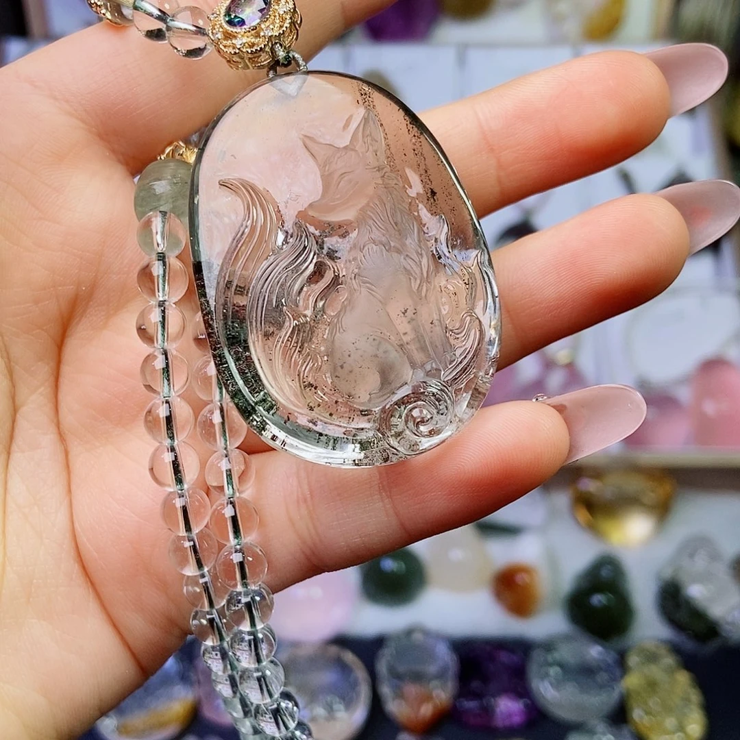 未镶嵌吊坠(赠链)水晶