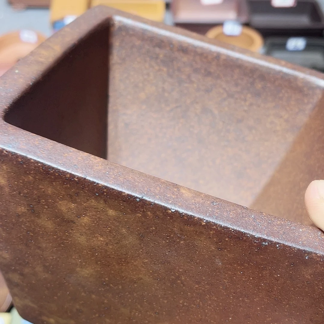 万***。紫砂小盆11.5*8.5cmm