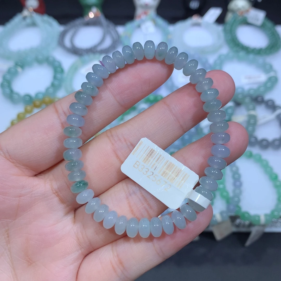 未镶嵌手串翡翠天然