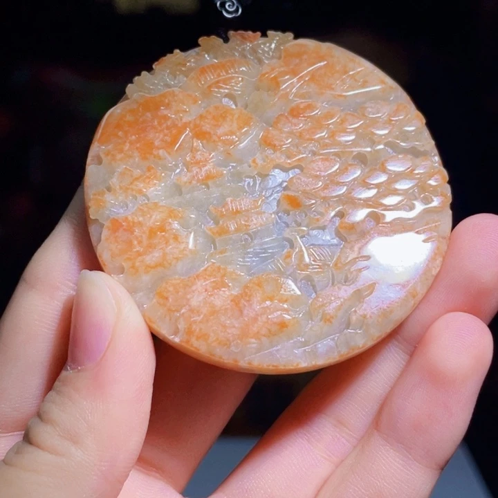 翡翠未镶嵌吊坠(不含链)A107 多样性发其一