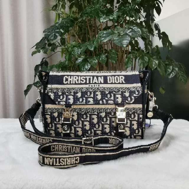 DIOR/迪奥 单肩包 老花刺绣邮差包小号 bg6538/2512