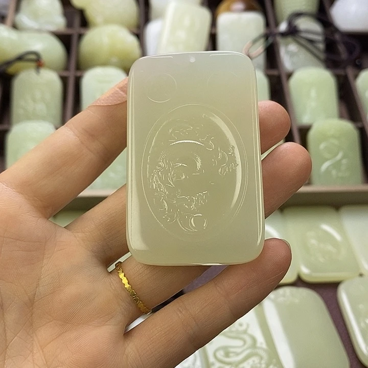 昆仑石双面守护龙