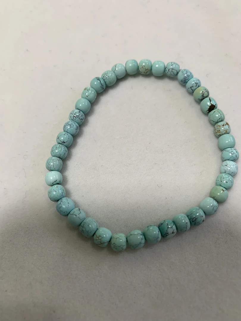 天然原矿绿松石单圈