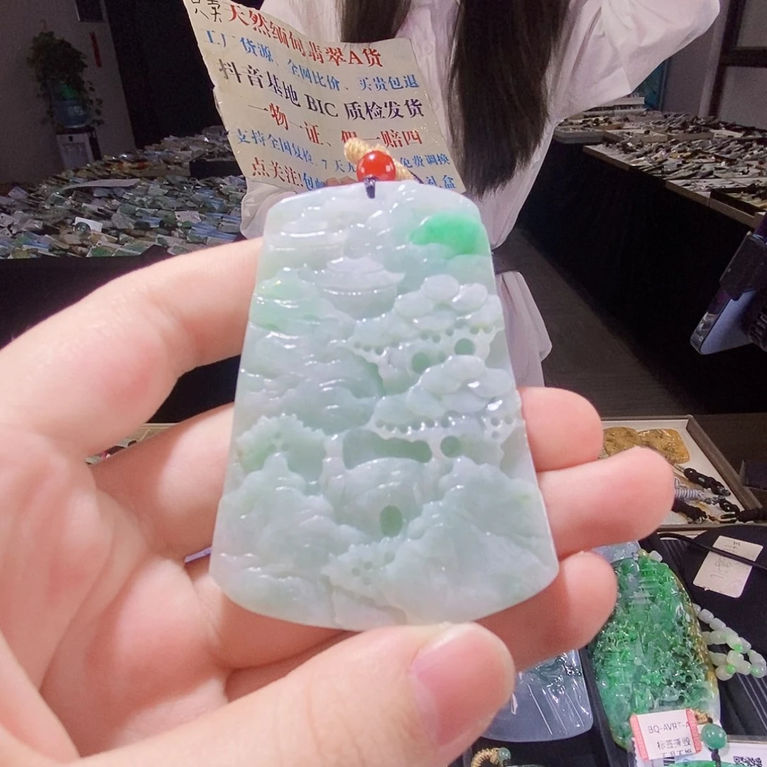 颈饰未镶嵌翡翠翡翠