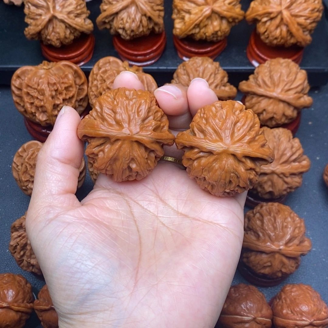 文玩核桃把件44宫灯